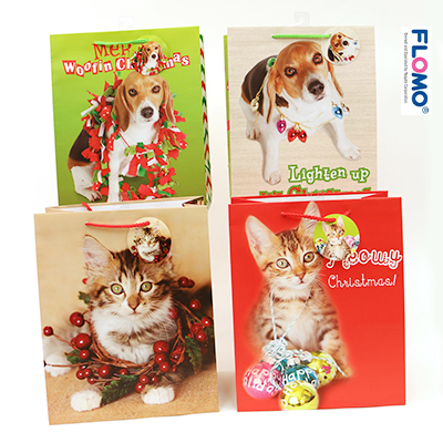 FLOMO christmas pets gift bags