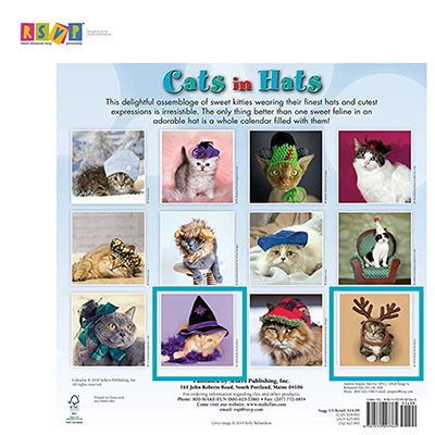 Cats in Hats Calendar Sellers Publishing