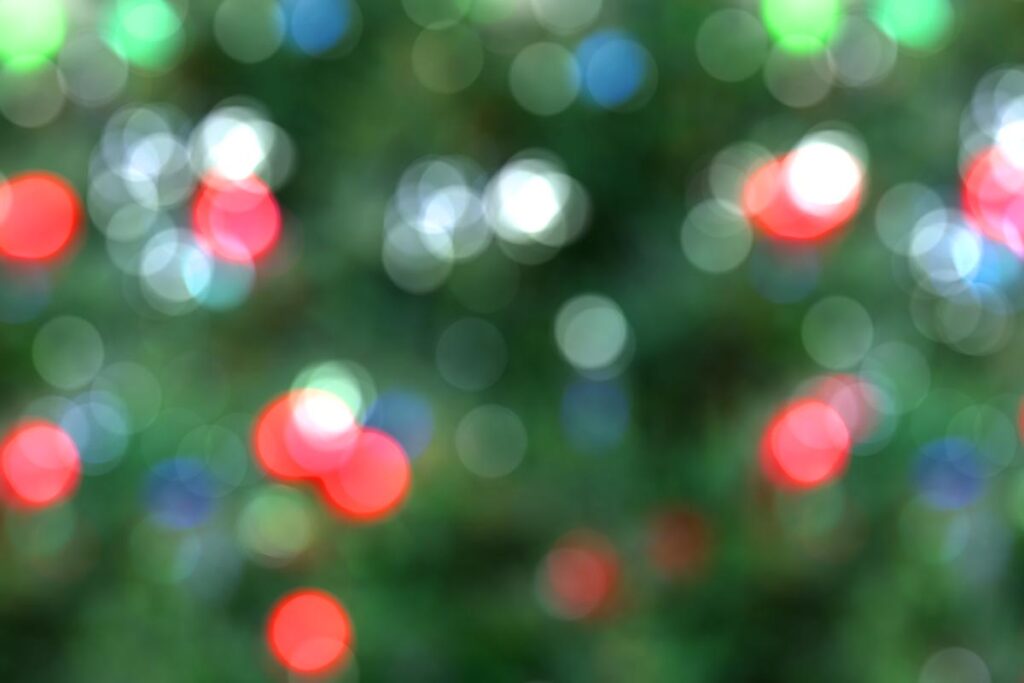 Christmas tree Home made Bokeh